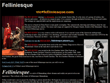 Tablet Screenshot of felliniesque.com